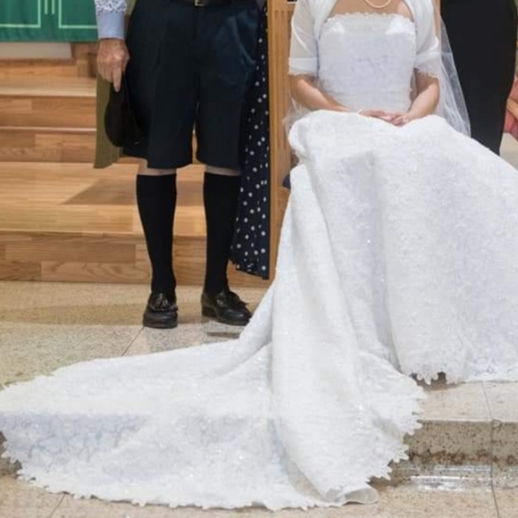 David's Bridal Wedding Dress Style CT2406 - Picture 4 of 8